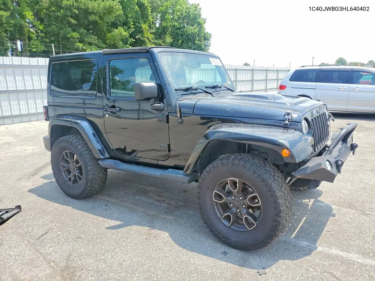 2017 Jeep Wrangler Sahara VIN: 1C4GJWBG3HL640402 Lot: 59626846