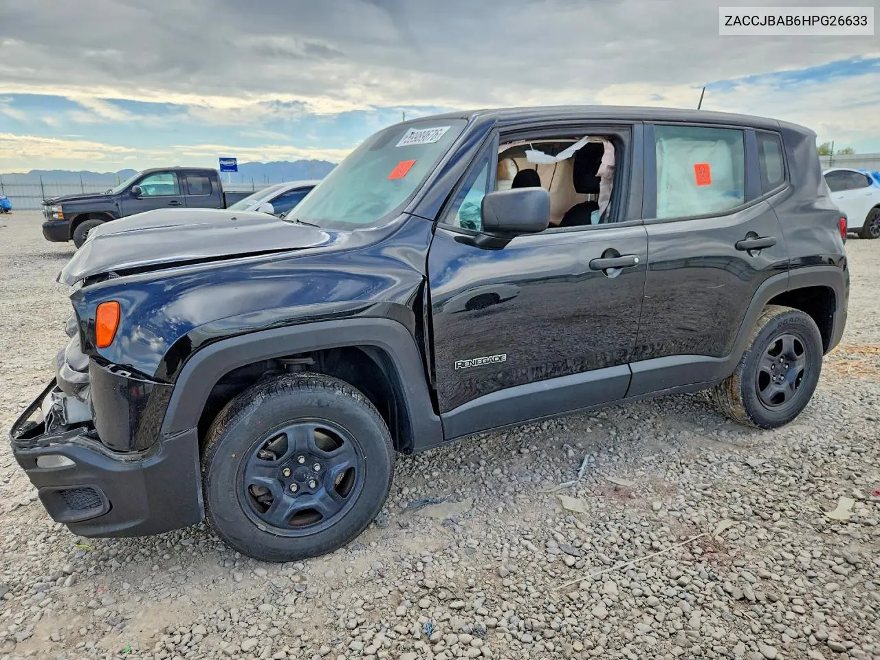 2017 Jeep Renegade Sport VIN: ZACCJBAB6HPG26633 Lot: 59989676