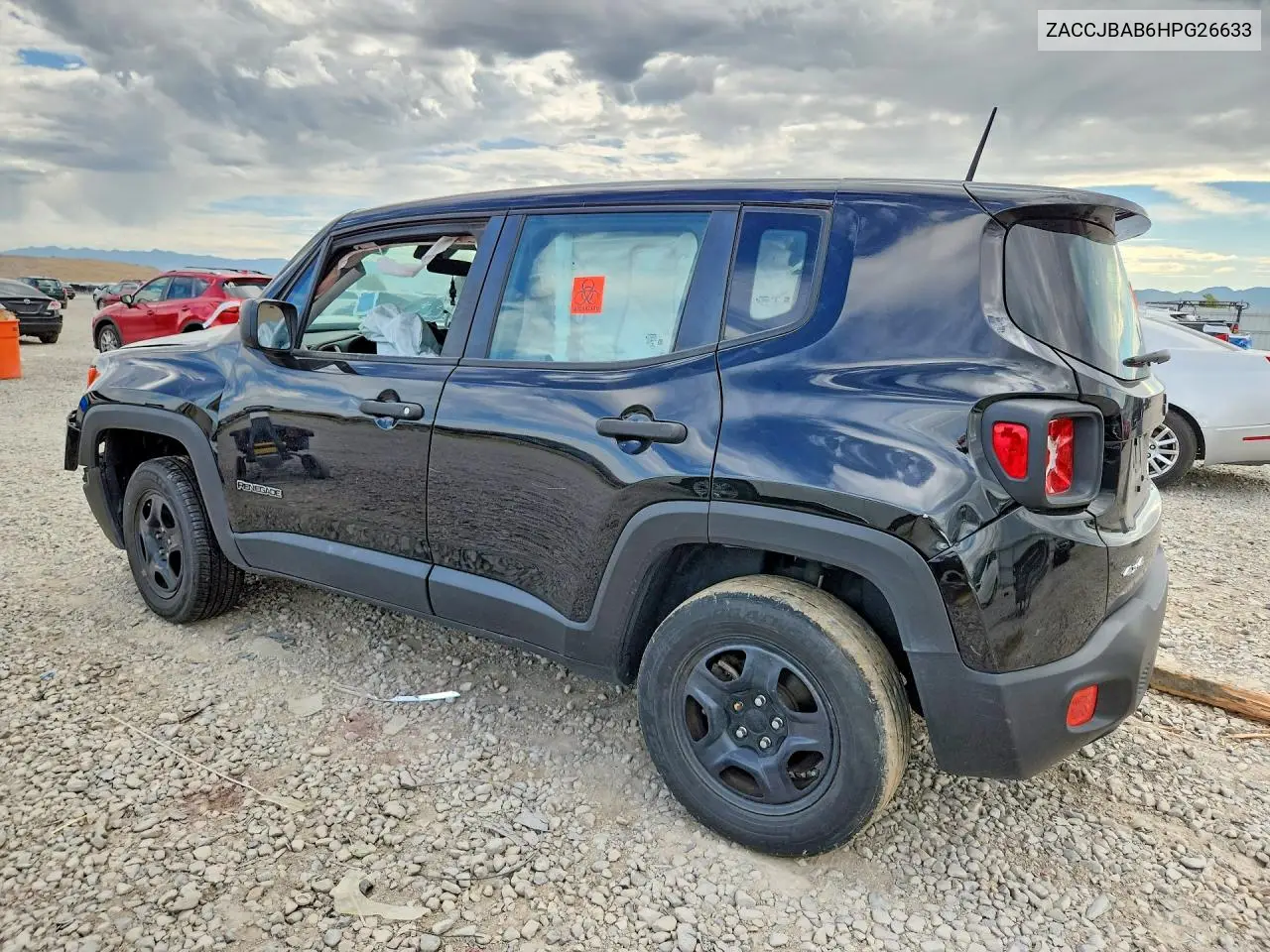 2017 Jeep Renegade Sport VIN: ZACCJBAB6HPG26633 Lot: 59989676