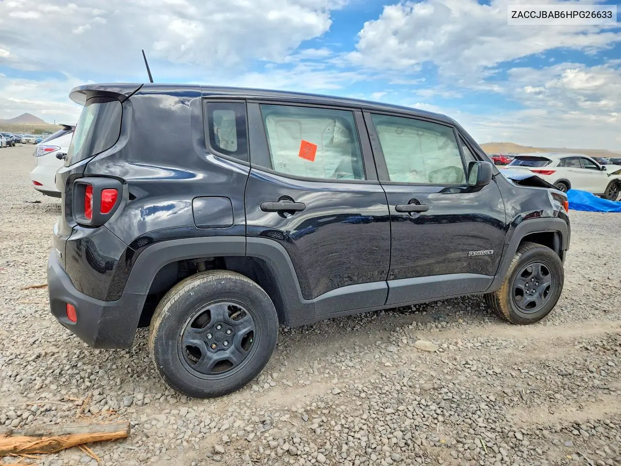 2017 Jeep Renegade Sport VIN: ZACCJBAB6HPG26633 Lot: 59989676