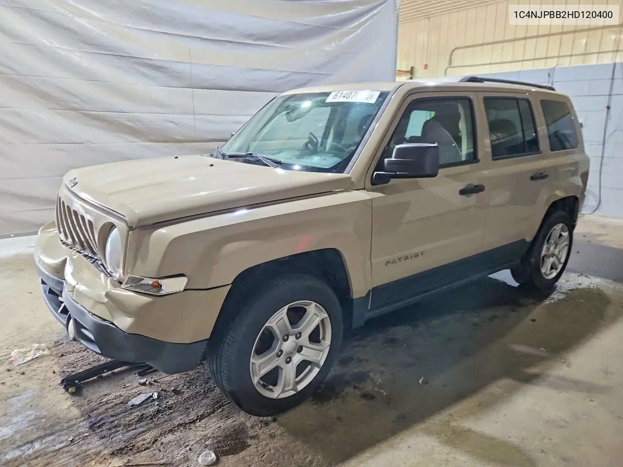 2017 Jeep Patriot Sport VIN: 1C4NJPBB2HD120400 Lot: 61407696