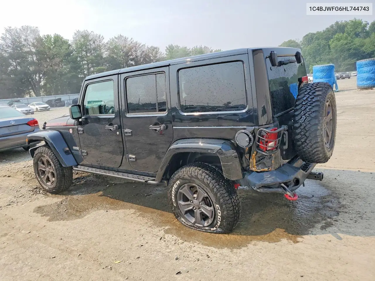 2017 Jeep Wrangler Unlimited Rubicon VIN: 1C4BJWFG6HL744743 Lot: 61600826