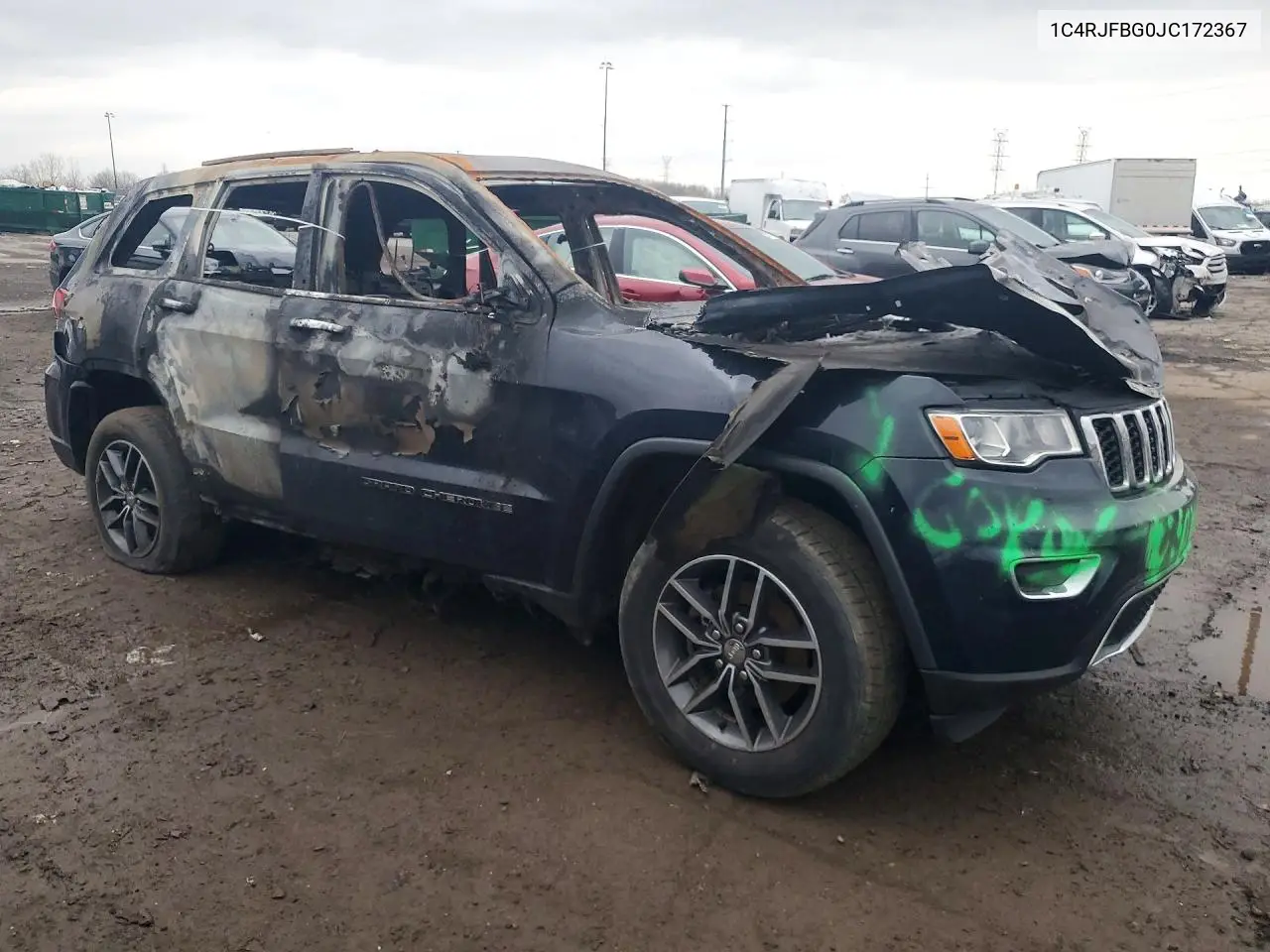 2018 Jeep Grand Cherokee Limited VIN: 1C4RJFBG0JC172367 Lot: 49235516