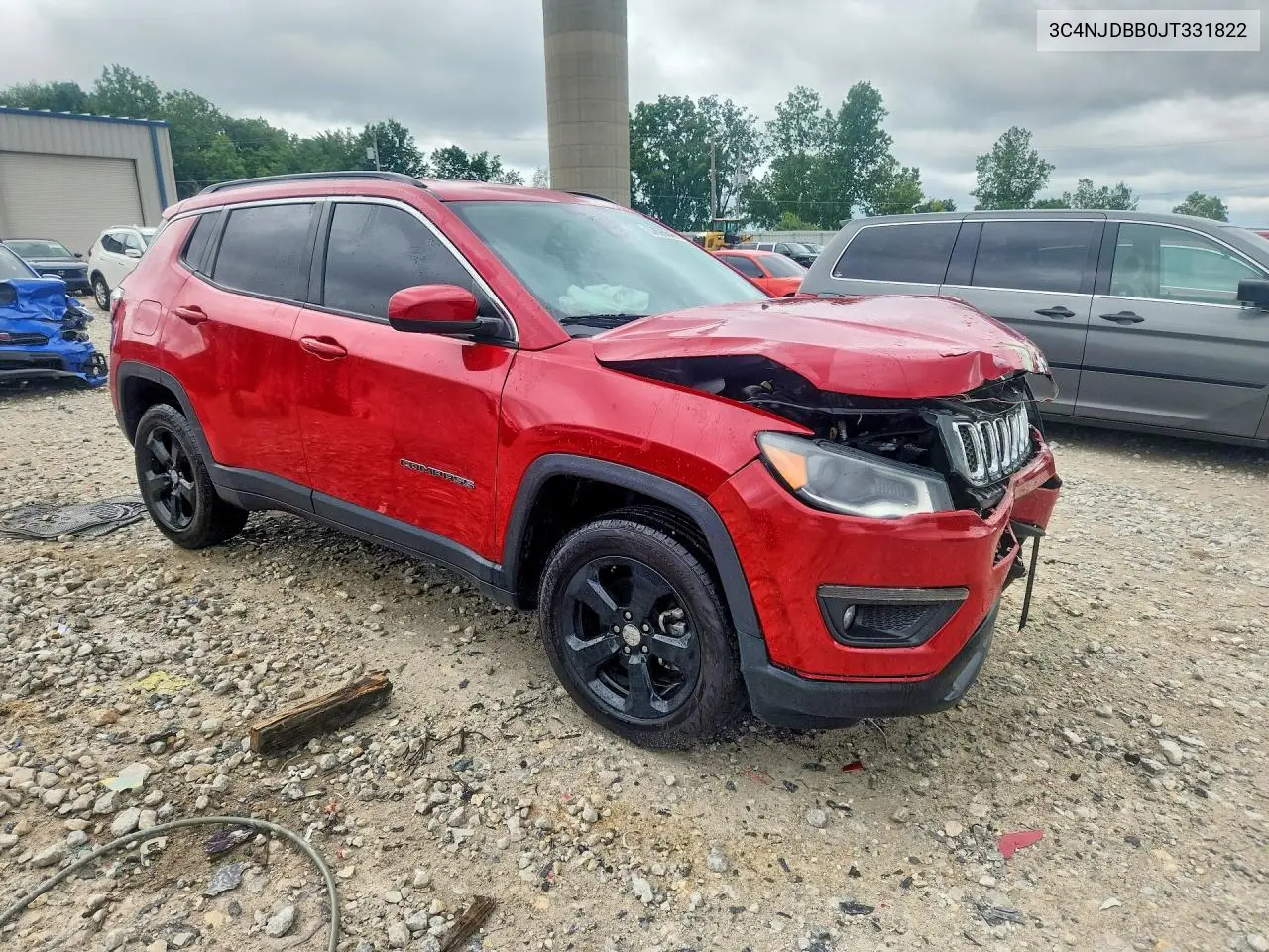 2018 Jeep Compass Latitude VIN: 3C4NJDBB0JT331822 Lot: 57696646