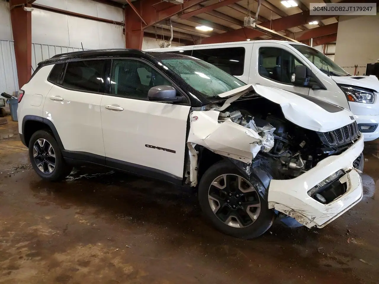 2018 Jeep Compass Trailhawk VIN: 3C4NJDDB2JT179247 Lot: 58483416