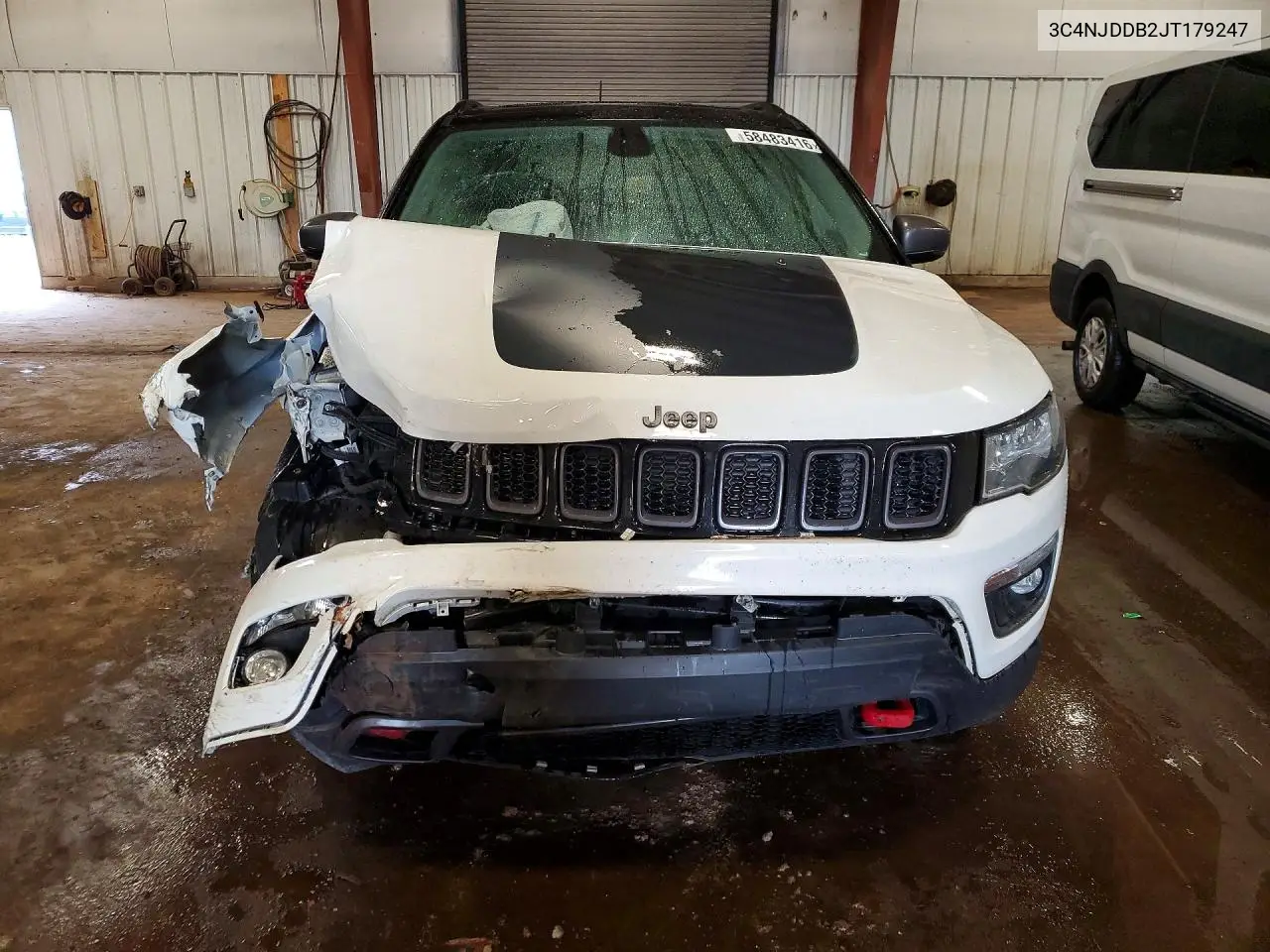 2018 Jeep Compass Trailhawk VIN: 3C4NJDDB2JT179247 Lot: 58483416