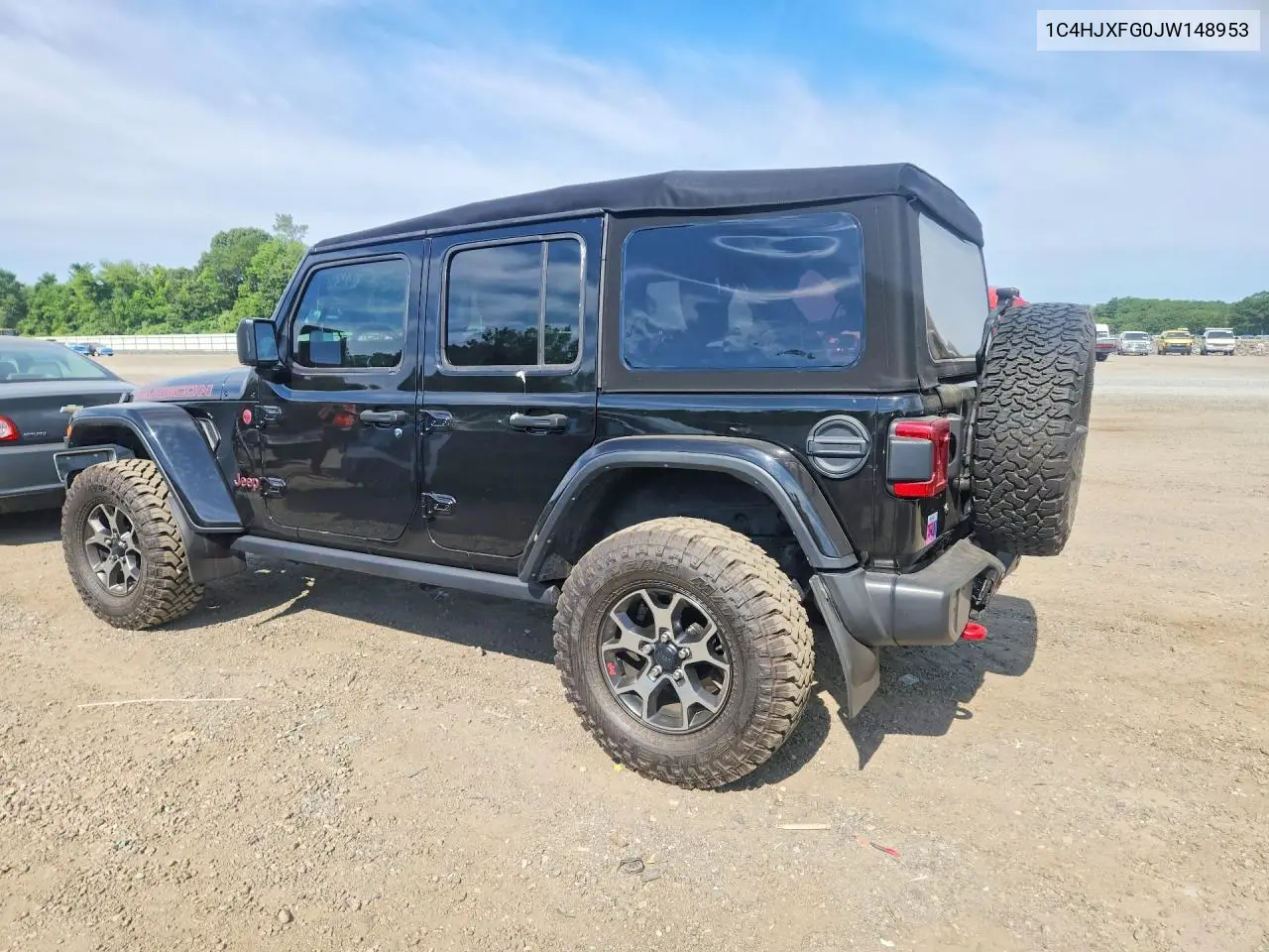 2018 Jeep Wrangler Unlimited Rubicon VIN: 1C4HJXFG0JW148953 Lot: 61216436