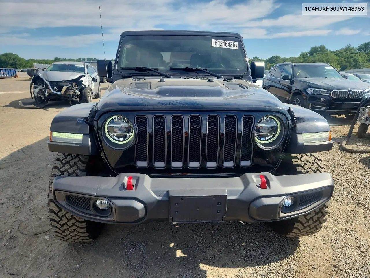 2018 Jeep Wrangler Unlimited Rubicon VIN: 1C4HJXFG0JW148953 Lot: 61216436