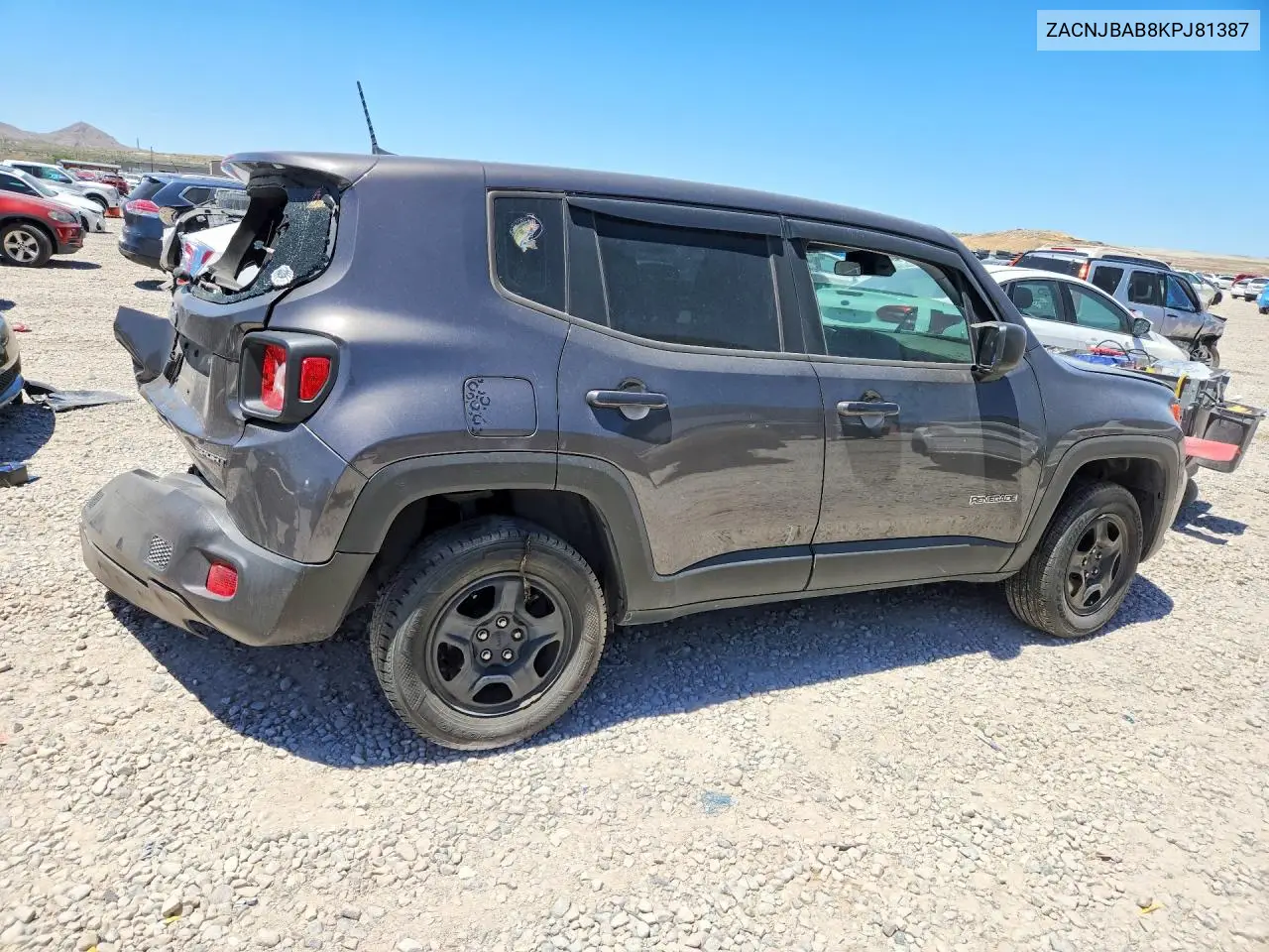 2019 Jeep Renegade Sport VIN: ZACNJBAB8KPJ81387 Lot: 56778986