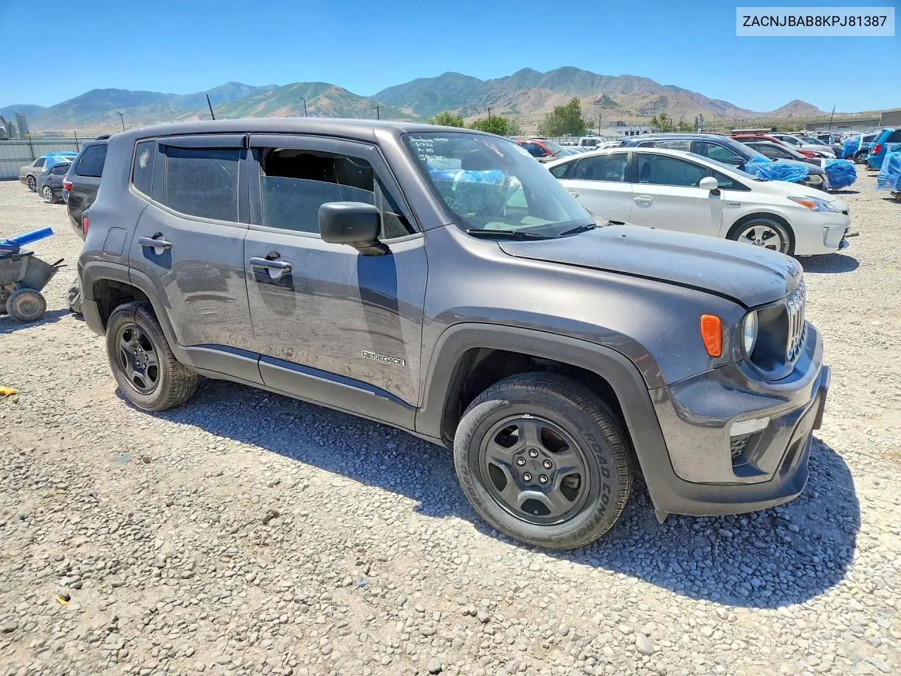 2019 Jeep Renegade Sport VIN: ZACNJBAB8KPJ81387 Lot: 56778986