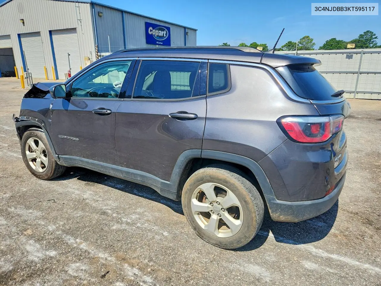 2019 Jeep Compass Latitude VIN: 3C4NJDBB3KT595117 Lot: 57695266