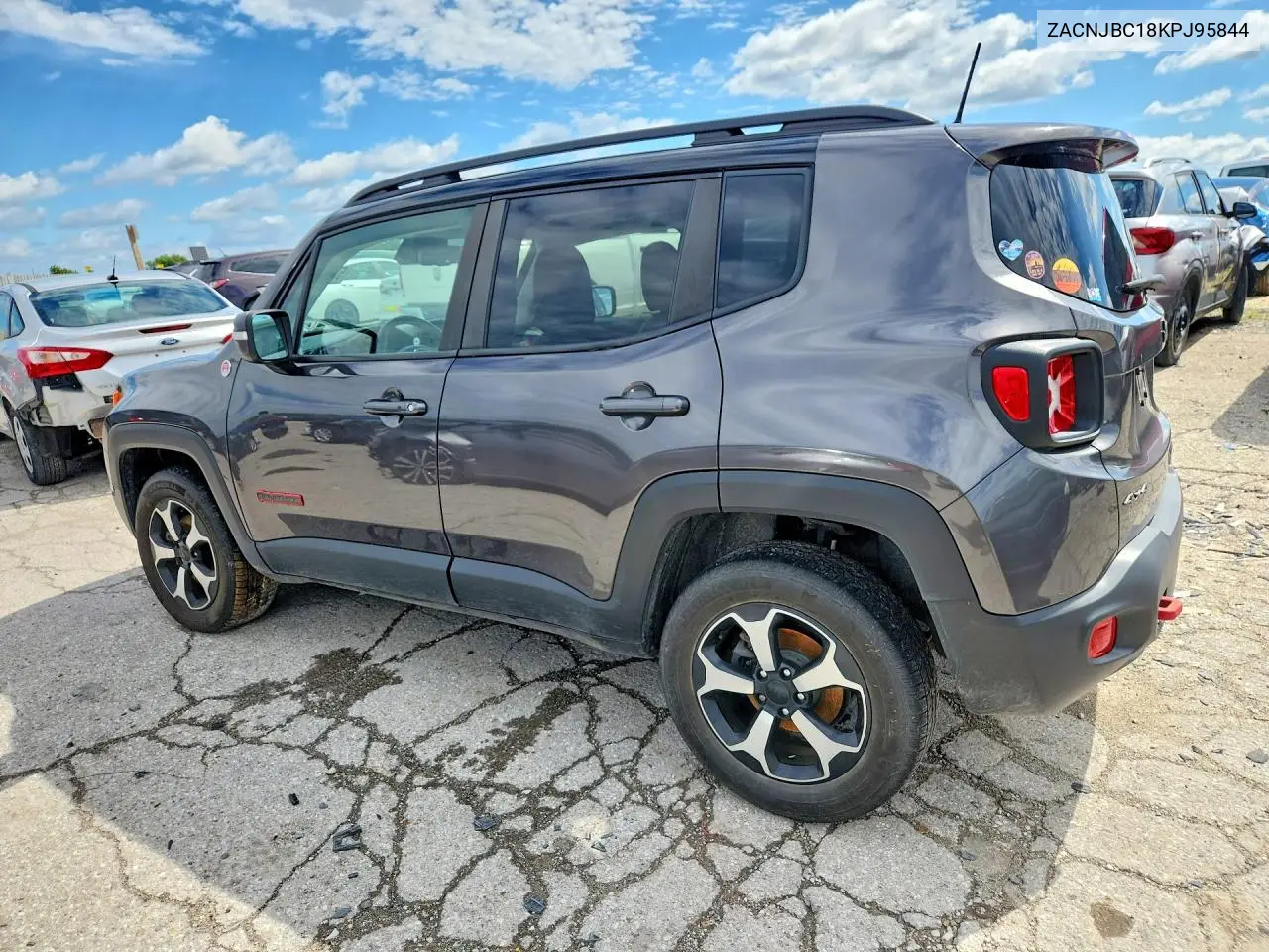 2019 Jeep Renegade Trailhawk VIN: ZACNJBC18KPJ95844 Lot: 57857466
