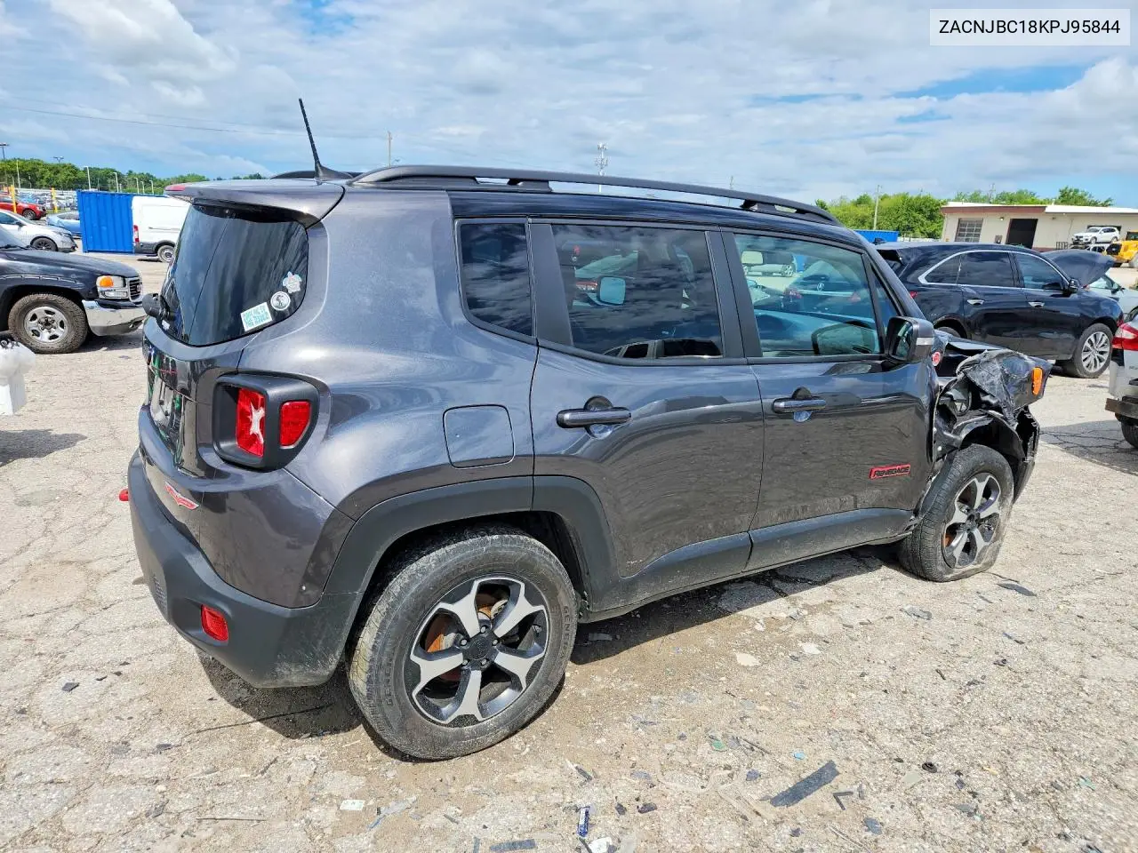 2019 Jeep Renegade Trailhawk VIN: ZACNJBC18KPJ95844 Lot: 57857466