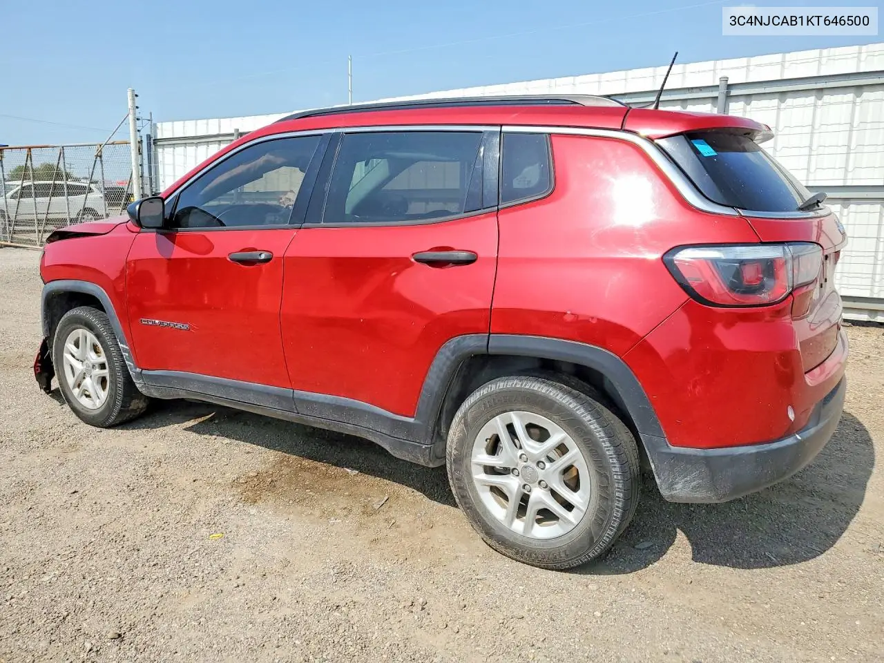 2019 Jeep Compass Sport VIN: 3C4NJCAB1KT646500 Lot: 58413806