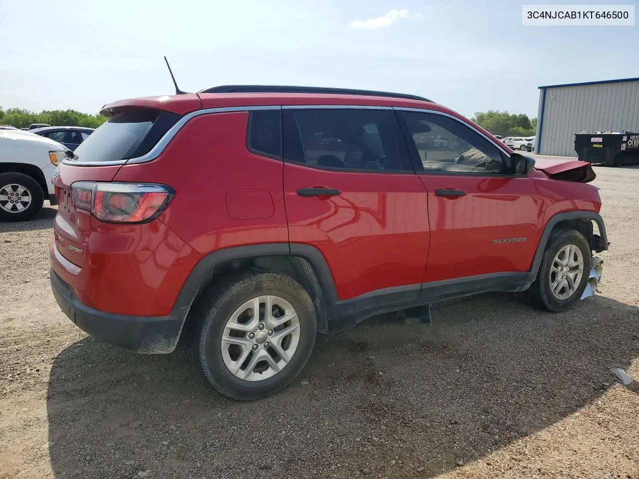 2019 Jeep Compass Sport VIN: 3C4NJCAB1KT646500 Lot: 58413806