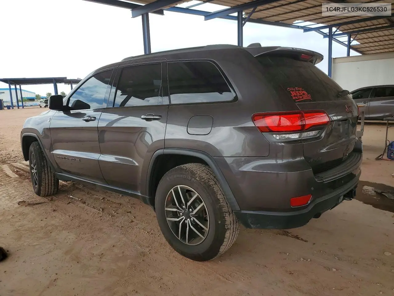 2019 Jeep Grand Cherokee Trailhawk VIN: 1C4RJFLG3KC526530 Lot: 58712186