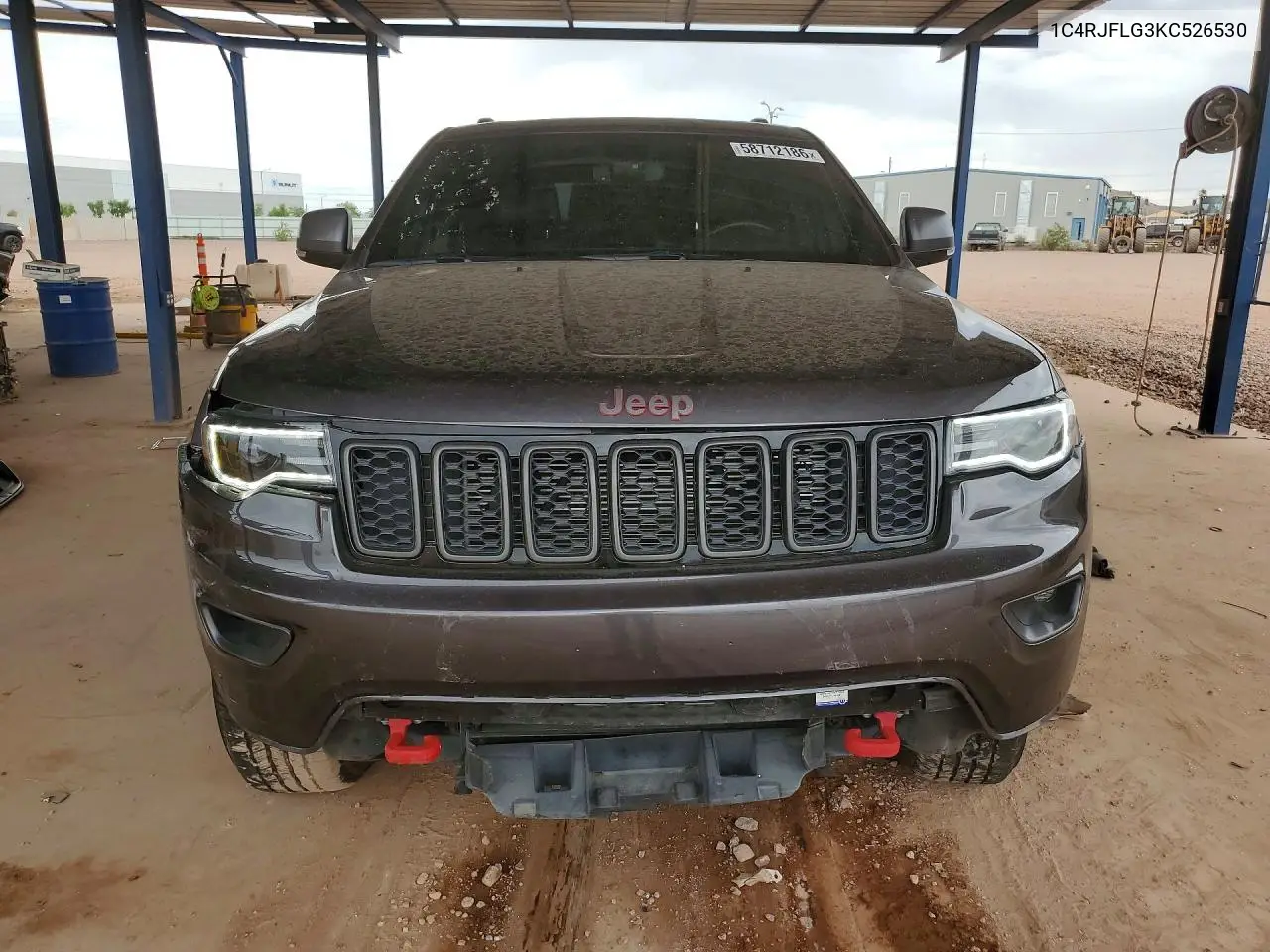 2019 Jeep Grand Cherokee Trailhawk VIN: 1C4RJFLG3KC526530 Lot: 58712186