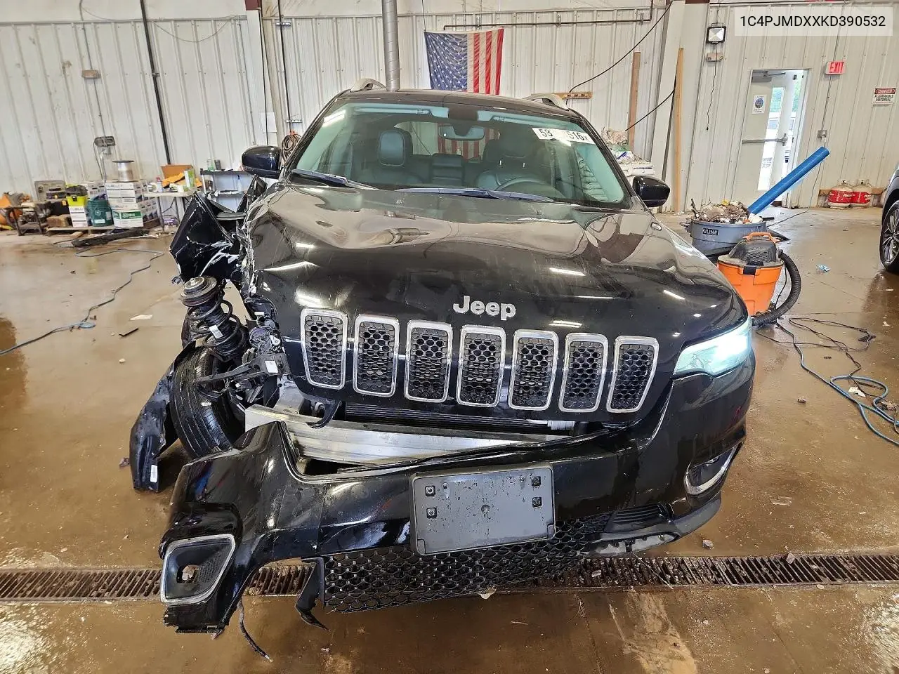 2019 Jeep Cherokee Limited VIN: 1C4PJMDXXKD390532 Lot: 58713516