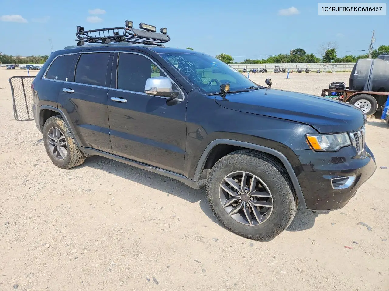 2019 Jeep Grand Cherokee Limited VIN: 1C4RJFBG8KC686467 Lot: 58761266