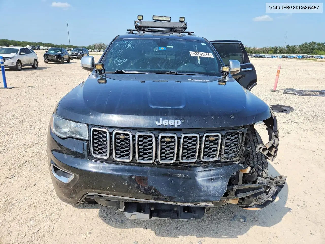 2019 Jeep Grand Cherokee Limited VIN: 1C4RJFBG8KC686467 Lot: 58761266
