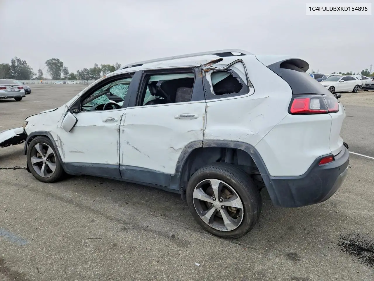 2019 Jeep Cherokee Limited VIN: 1C4PJLDBXKD154896 Lot: 59692936