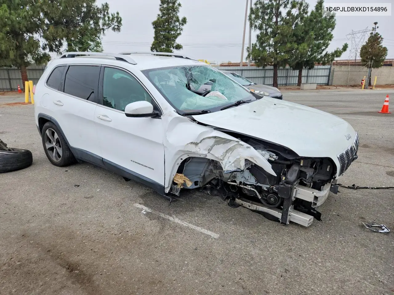 2019 Jeep Cherokee Limited VIN: 1C4PJLDBXKD154896 Lot: 59692936