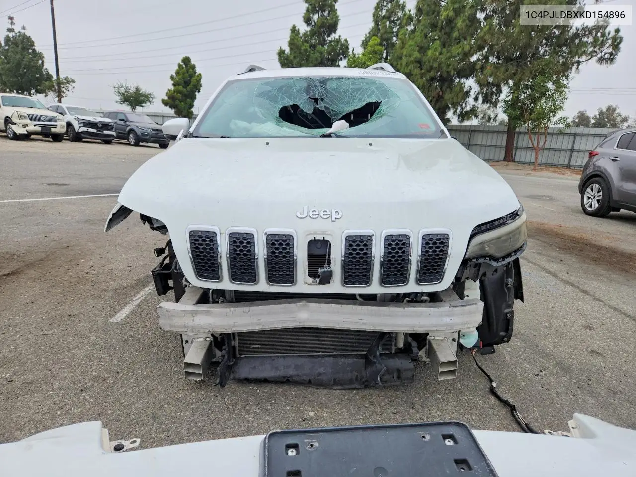 2019 Jeep Cherokee Limited VIN: 1C4PJLDBXKD154896 Lot: 59692936