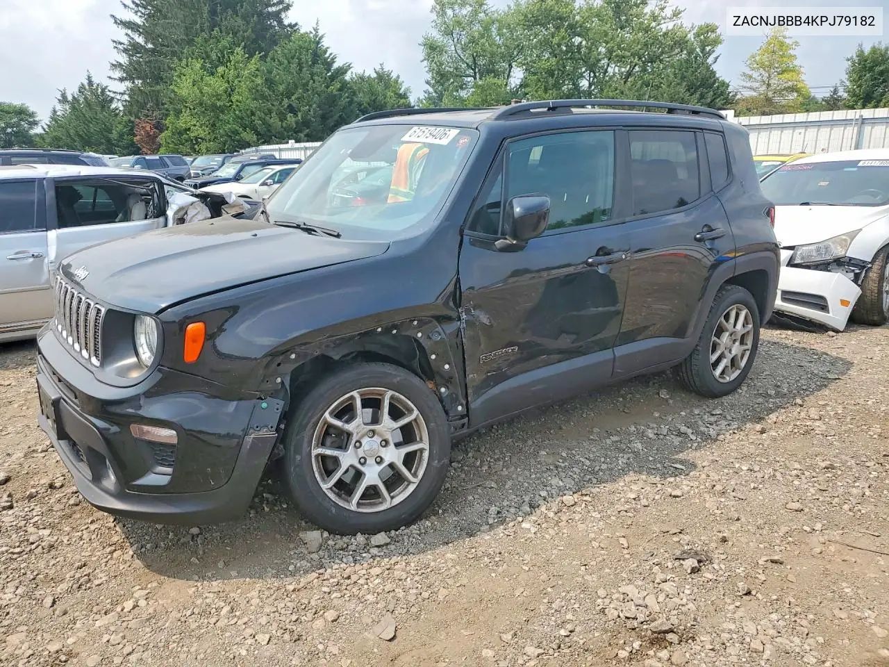 2019 Jeep Renegade Latitude VIN: ZACNJBBB4KPJ79182 Lot: 61519406