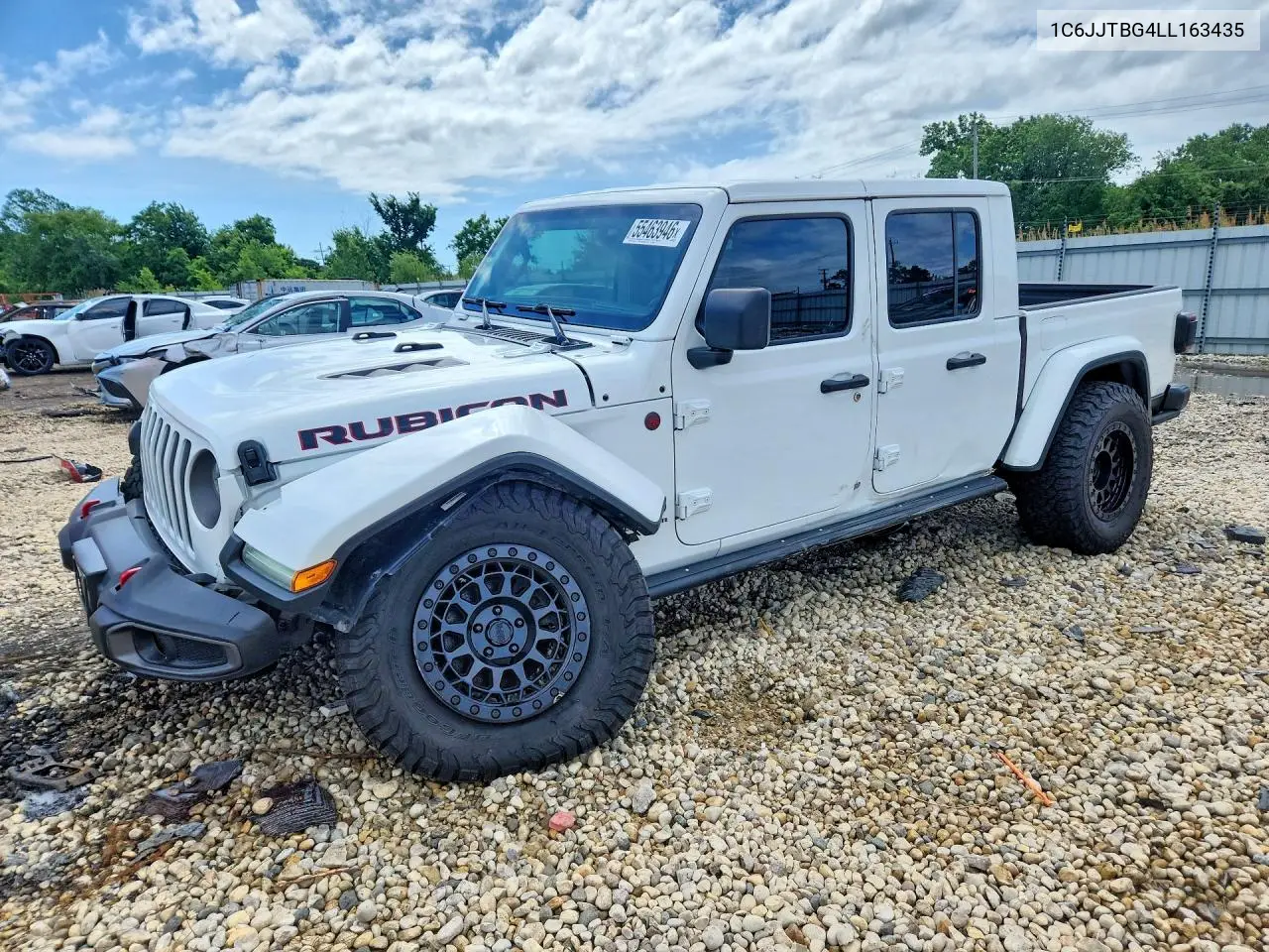 2020 Jeep Gladiator Rubicon VIN: 1C6JJTBG4LL163435 Lot: 55463946