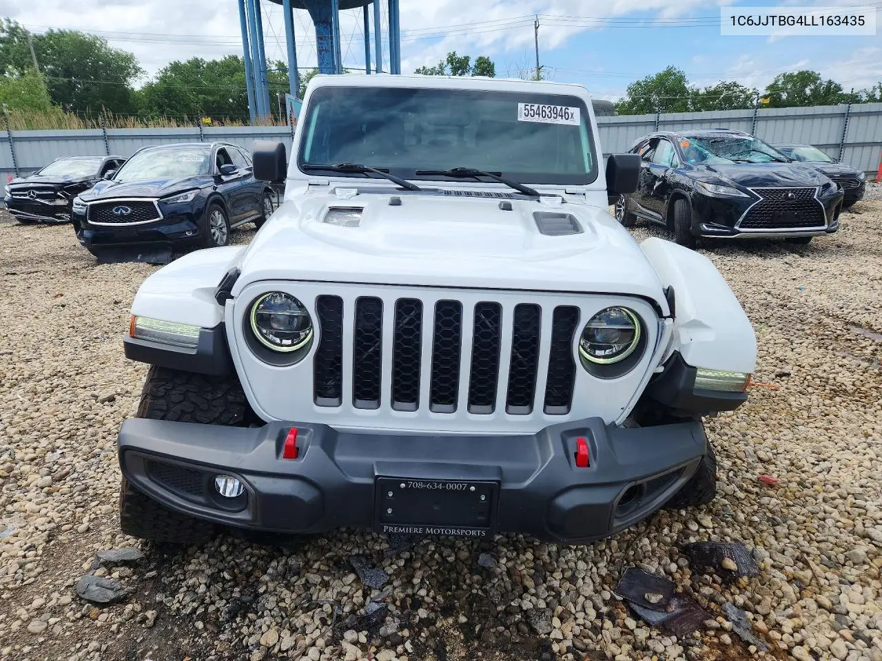 2020 Jeep Gladiator Rubicon VIN: 1C6JJTBG4LL163435 Lot: 55463946