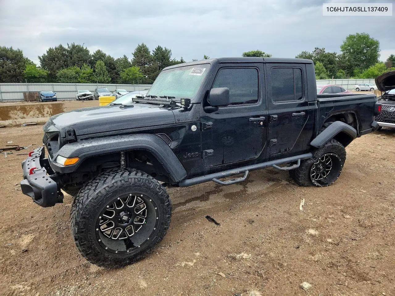 2020 Jeep Gladiator Sport VIN: 1C6HJTAG5LL137409 Lot: 55833356