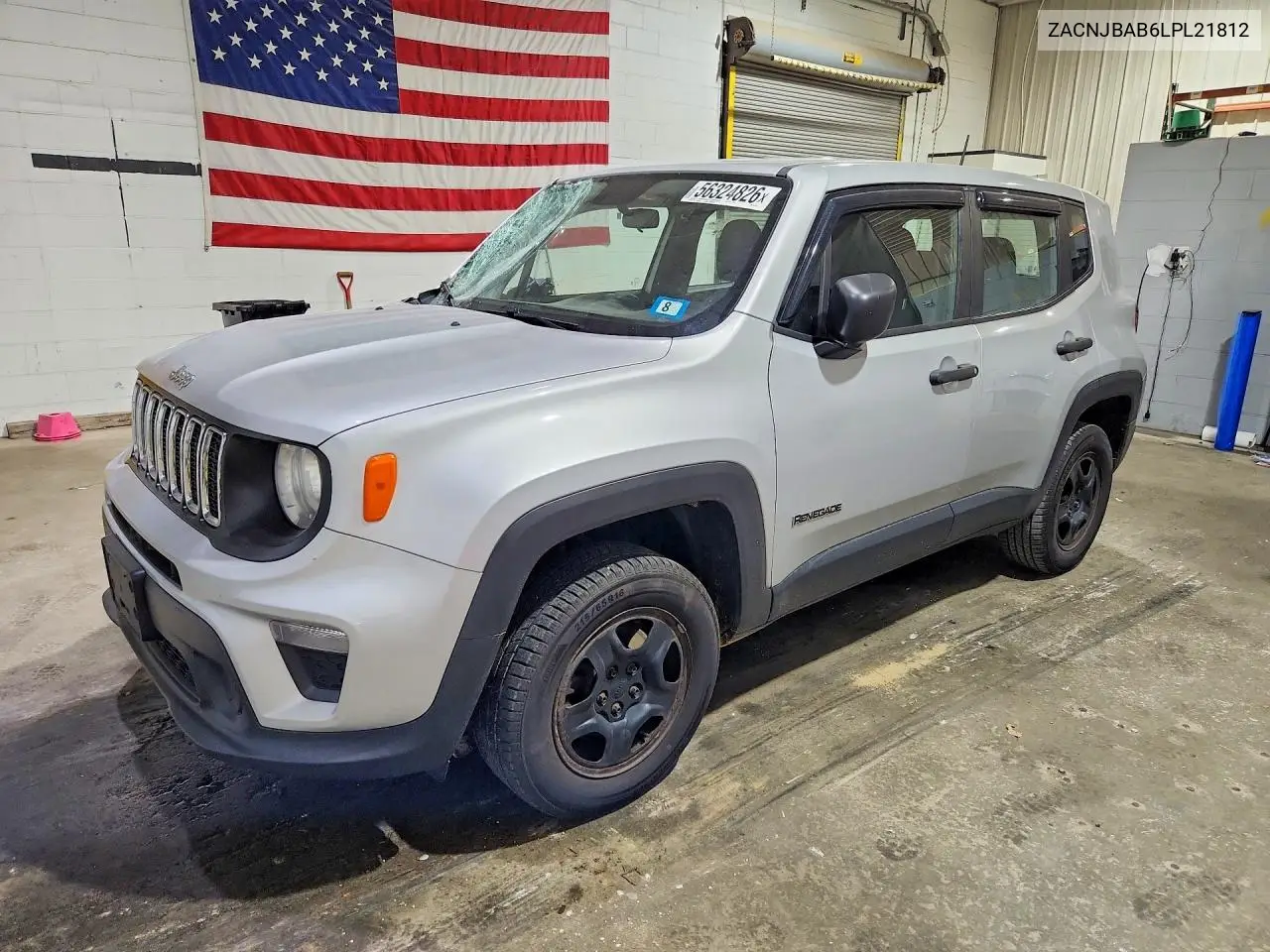 2020 Jeep Renegade Sport VIN: ZACNJBAB6LPL21812 Lot: 56324826