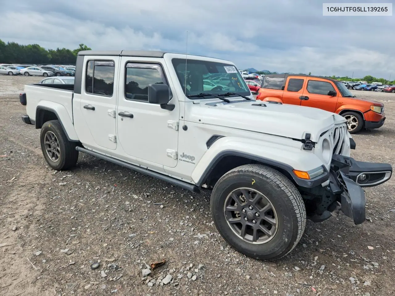 2020 Jeep Gladiator Overland VIN: 1C6HJTFG5LL139265 Lot: 56487896
