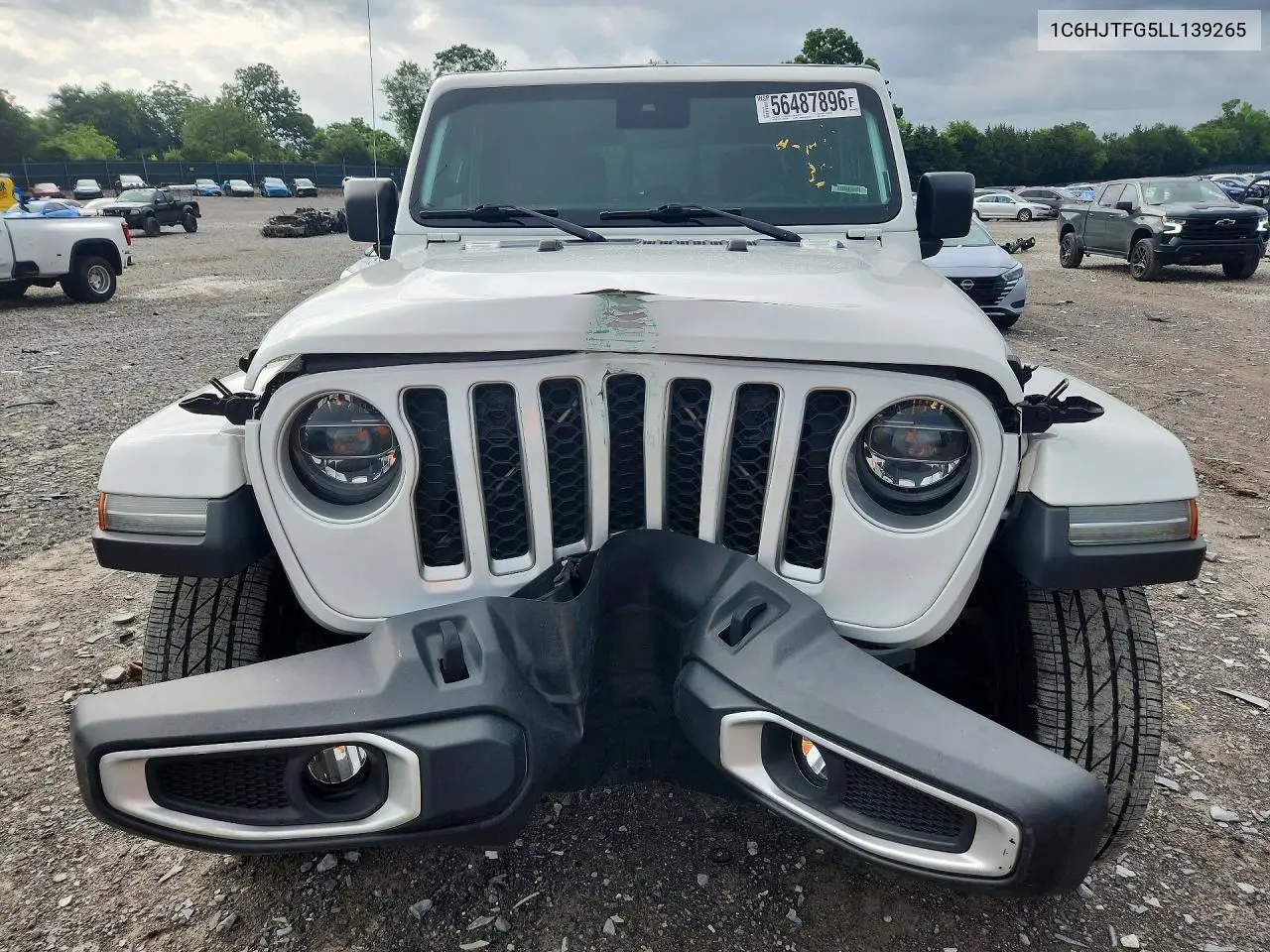 2020 Jeep Gladiator Overland VIN: 1C6HJTFG5LL139265 Lot: 56487896
