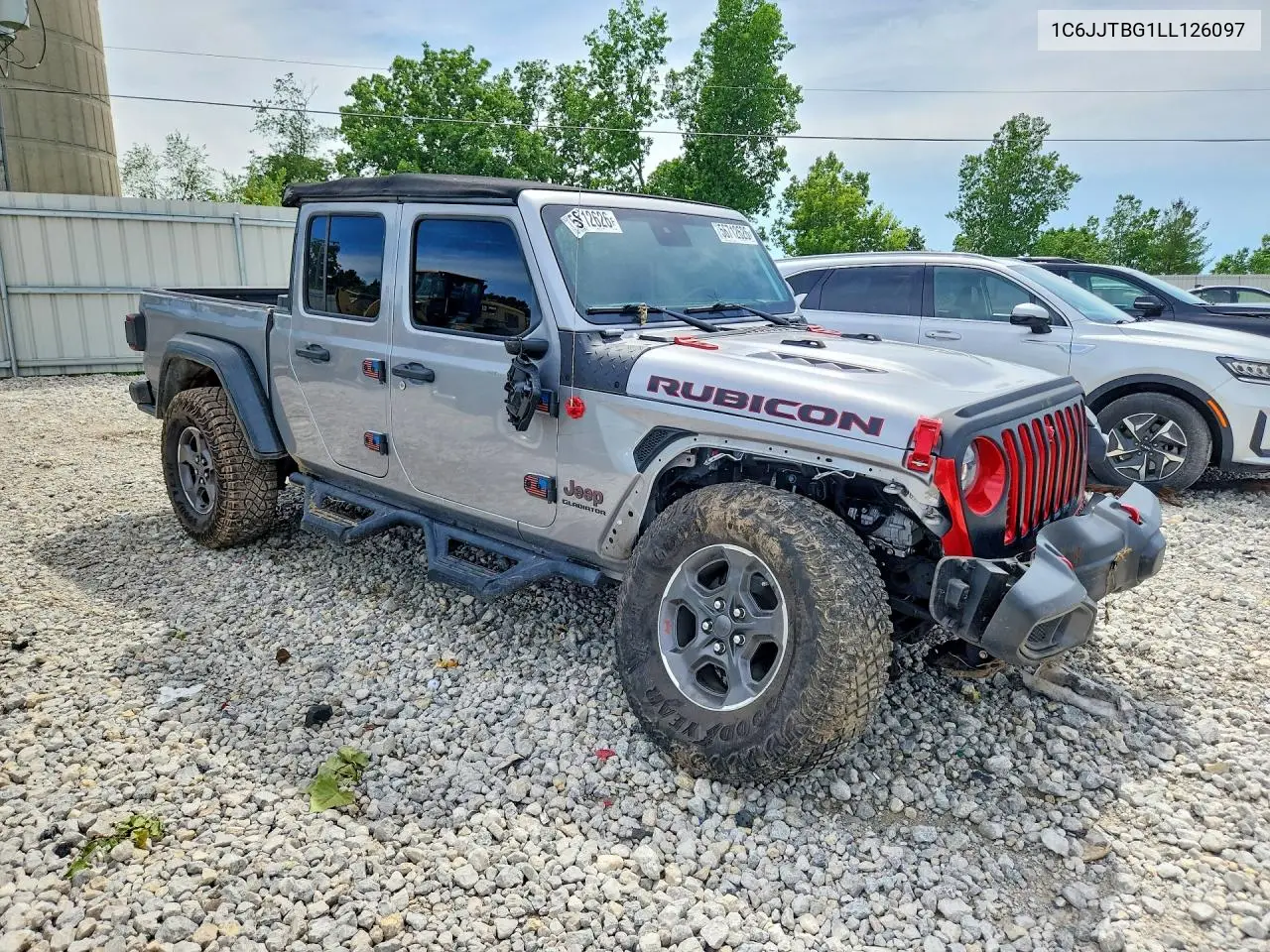 2020 Jeep Gladiator Rubicon VIN: 1C6JJTBG1LL126097 Lot: 56712626