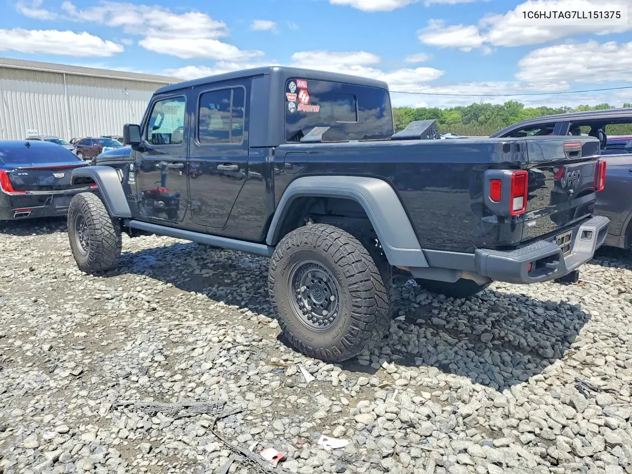 2020 Jeep Gladiator Sport VIN: 1C6HJTAG7LL151375 Lot: 56836076