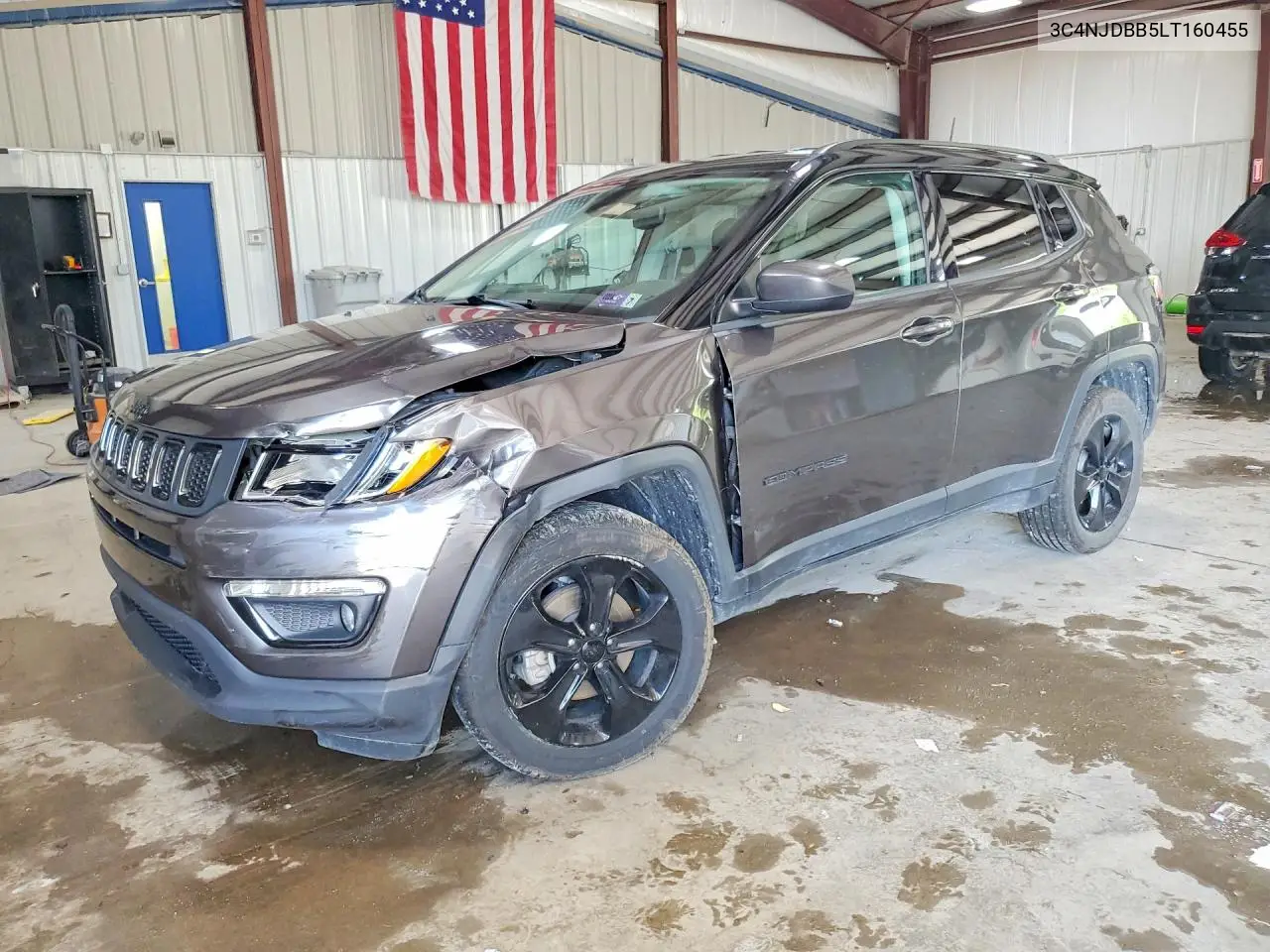 2020 Jeep Compass Latitude VIN: 3C4NJDBB5LT160455 Lot: 56843476