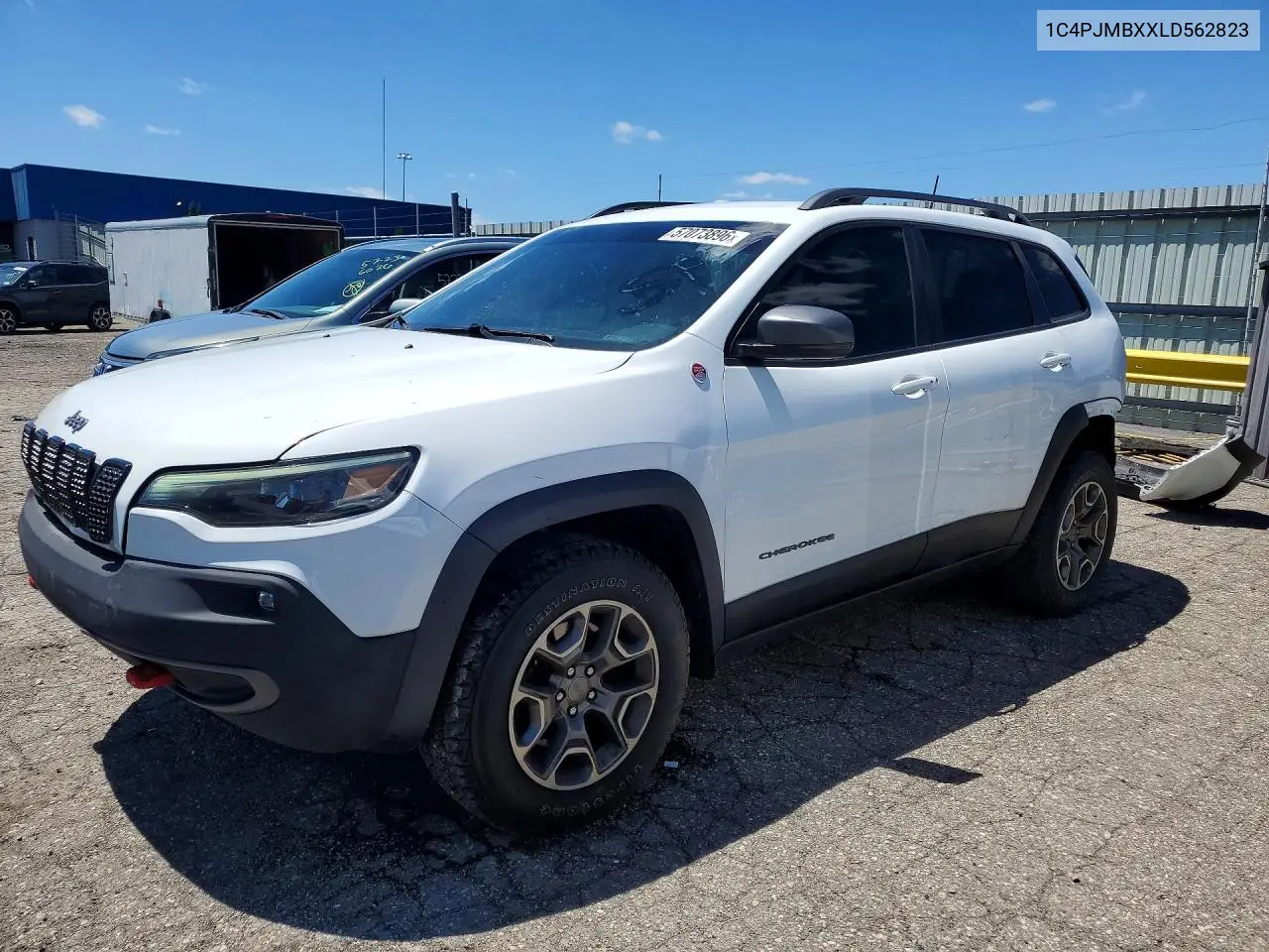 2020 Jeep Cherokee Trailhawk VIN: 1C4PJMBXXLD562823 Lot: 57073896