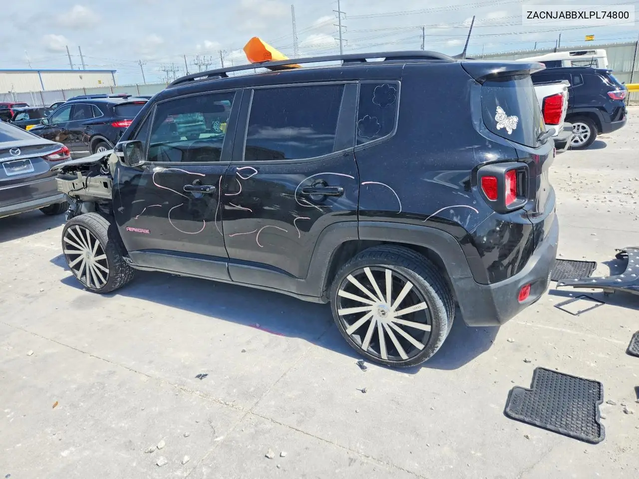 2020 Jeep Renegade Latitude VIN: ZACNJABBXLPL74800 Lot: 57228336