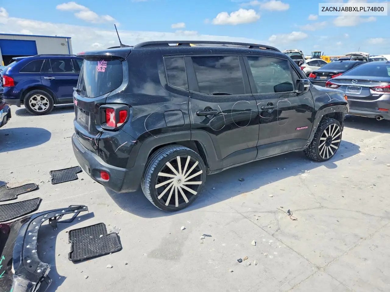 2020 Jeep Renegade Latitude VIN: ZACNJABBXLPL74800 Lot: 57228336
