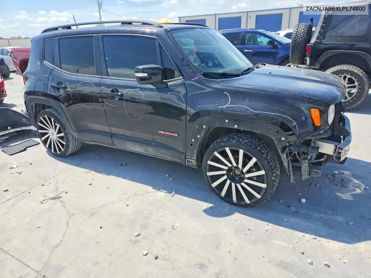2020 Jeep Renegade Latitude VIN: ZACNJABBXLPL74800 Lot: 57228336
