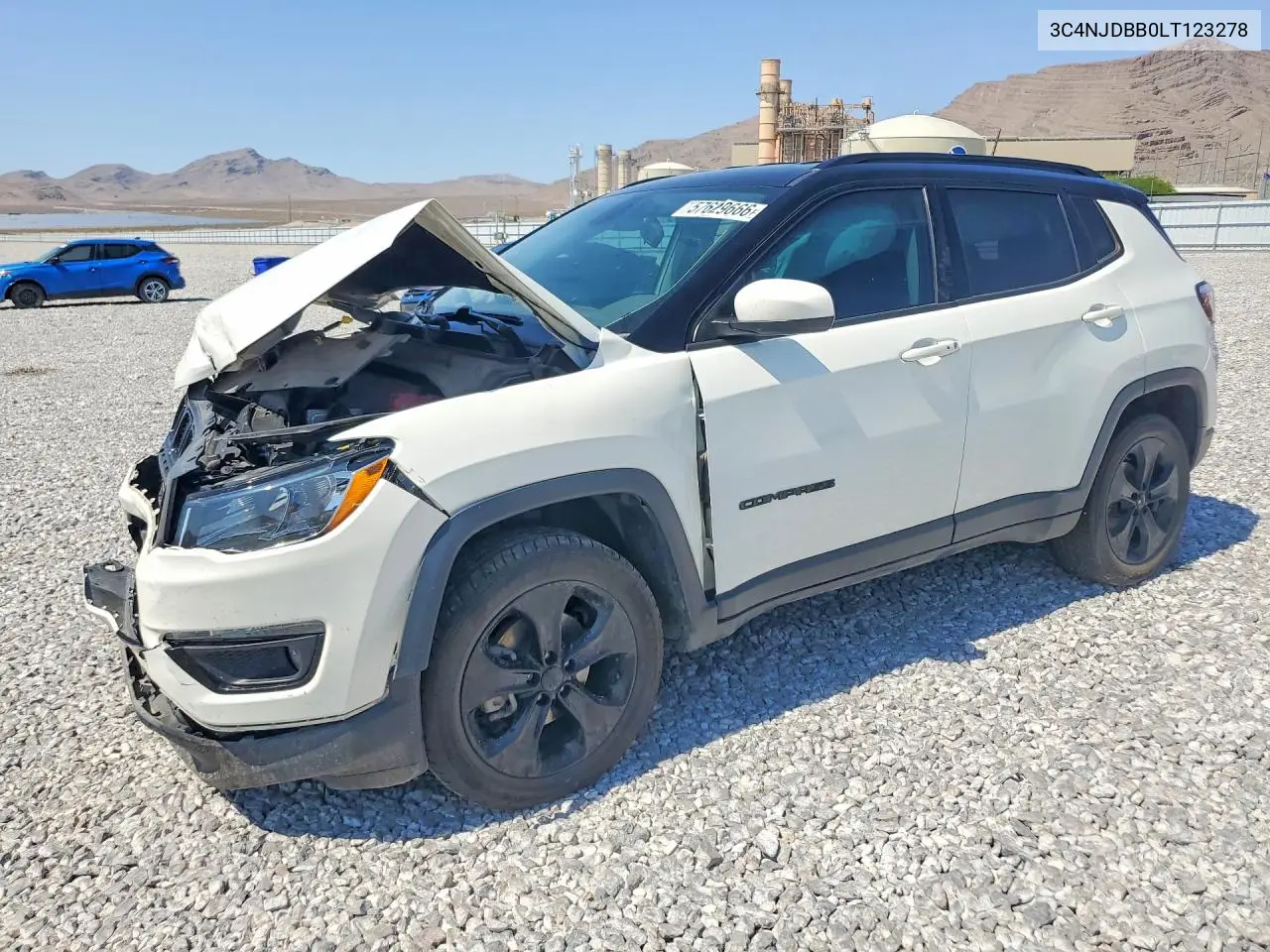 2020 Jeep Compass Latitude VIN: 3C4NJDBB0LT123278 Lot: 57629666