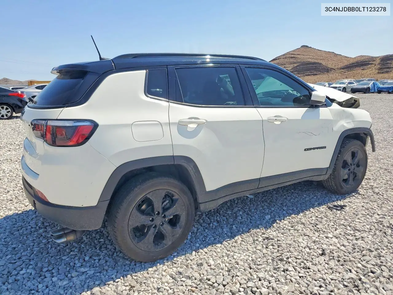 2020 Jeep Compass Latitude VIN: 3C4NJDBB0LT123278 Lot: 57629666