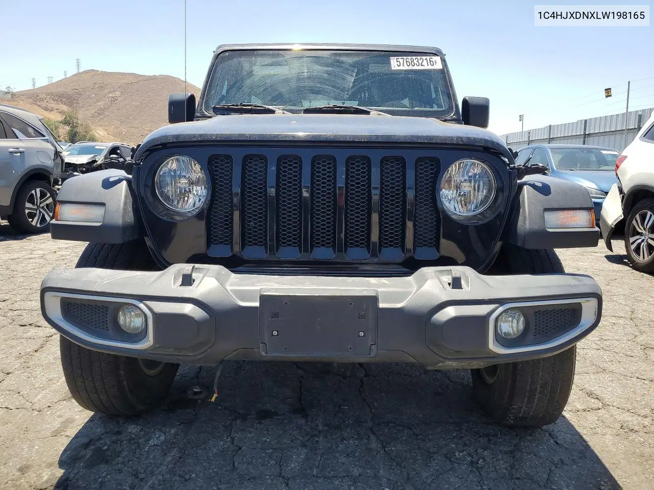 2020 Jeep Wrangler Unlimited Sport VIN: 1C4HJXDNXLW198165 Lot: 57683216