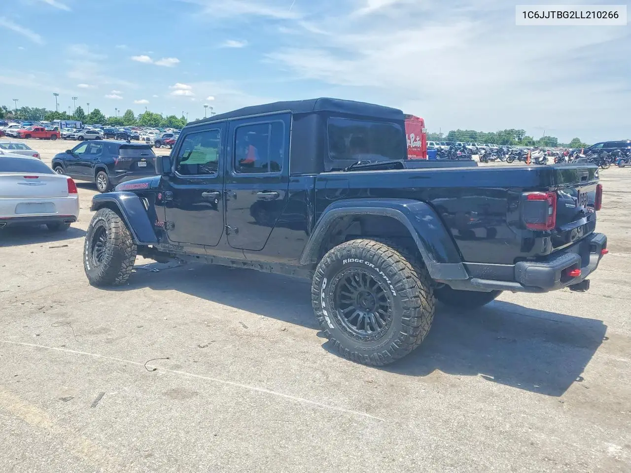 2020 Jeep Gladiator Rubicon VIN: 1C6JJTBG2LL210266 Lot: 57945486