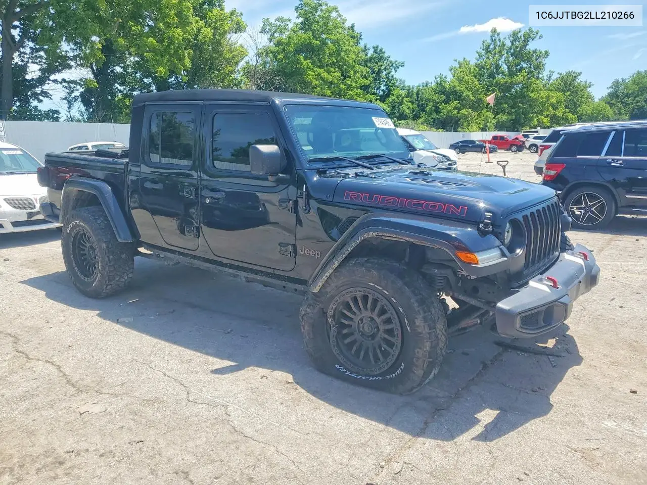 2020 Jeep Gladiator Rubicon VIN: 1C6JJTBG2LL210266 Lot: 57945486