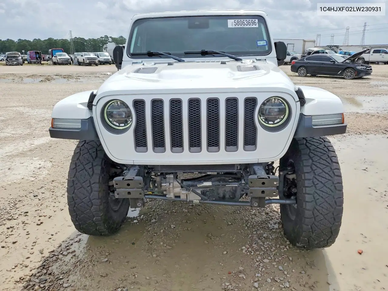 2020 Jeep Wrangler Unlimited Rubicon VIN: 1C4HJXFG2LW230931 Lot: 58063696