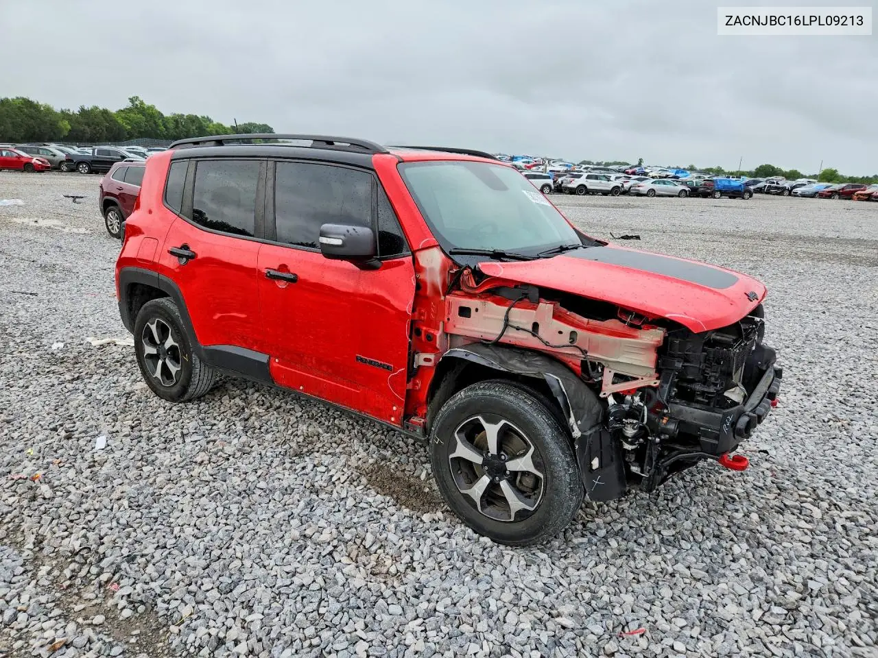 2020 Jeep Renegade Trailhawk VIN: ZACNJBC16LPL09213 Lot: 58218976