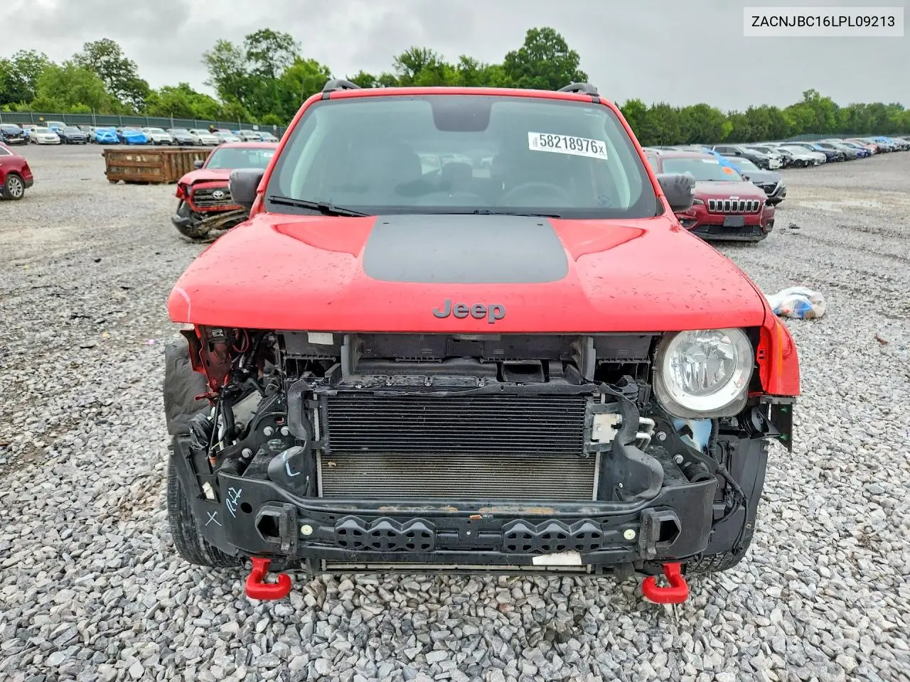 2020 Jeep Renegade Trailhawk VIN: ZACNJBC16LPL09213 Lot: 58218976