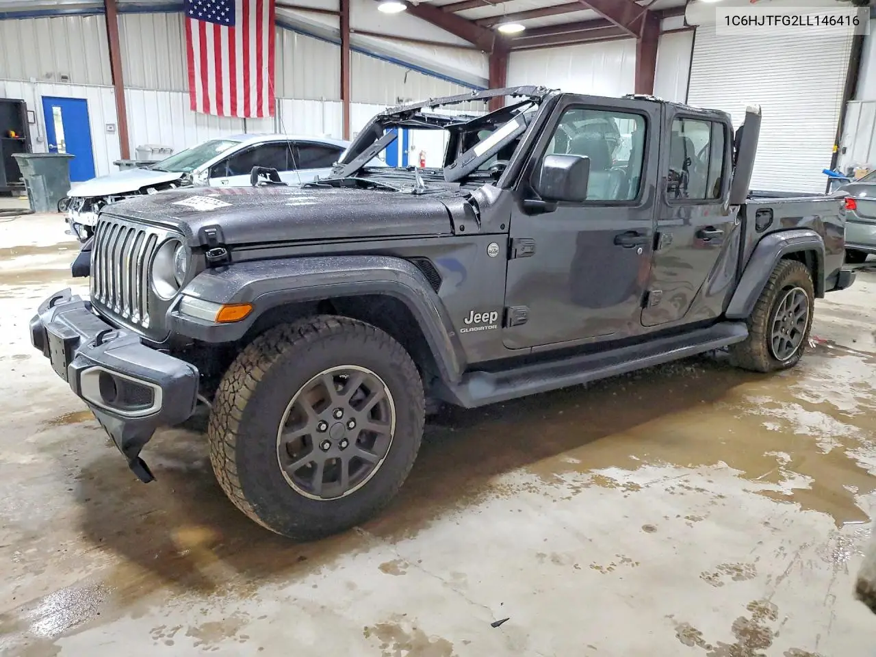 2020 Jeep Gladiator Overland VIN: 1C6HJTFG2LL146416 Lot: 58268926